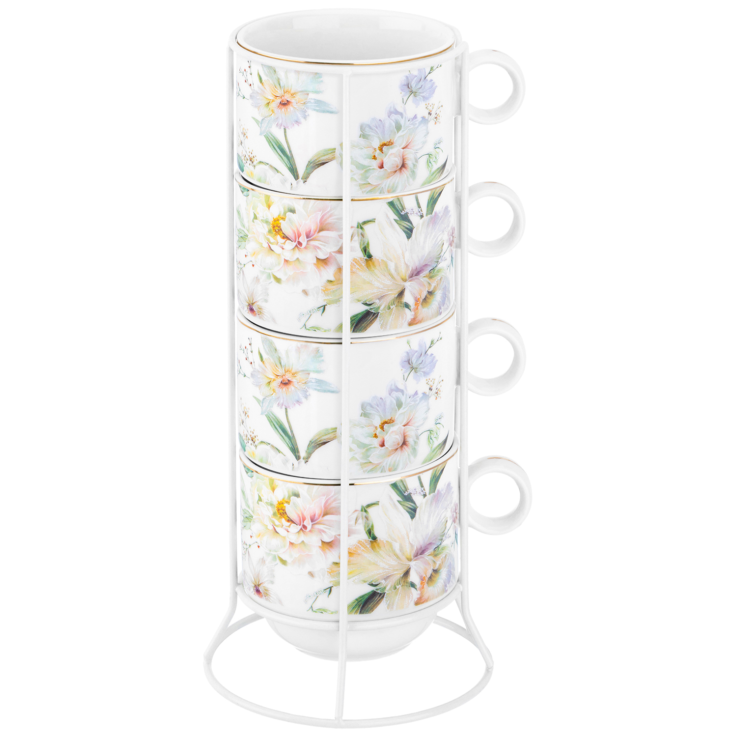 БЫЛО 1599 руб! Набор 4 кружек 300 мл 12*9*8 см