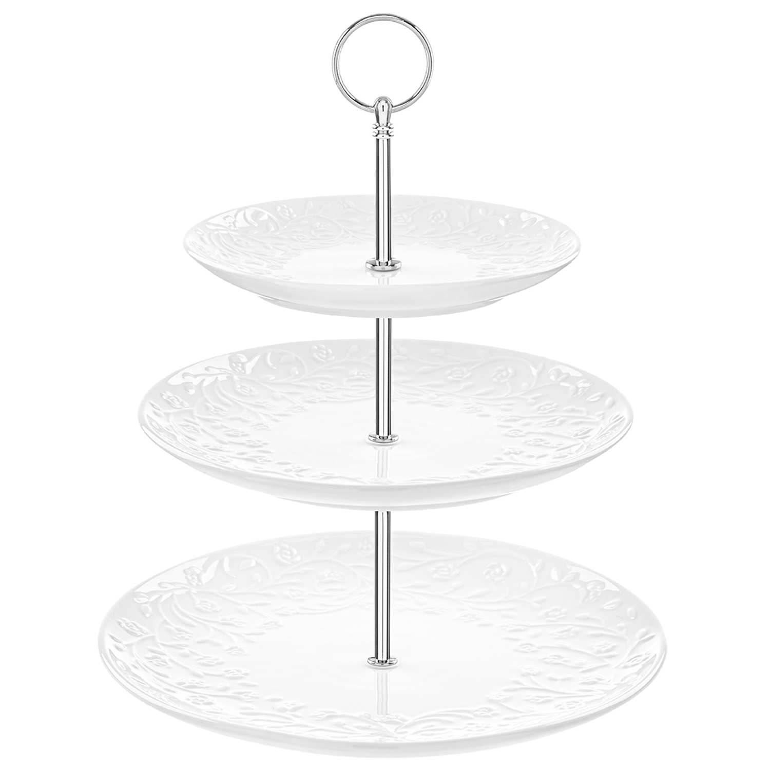 БЫЛО 2419 руб! Блюдо-этажерка 3-х ярусная 26*26*34 см