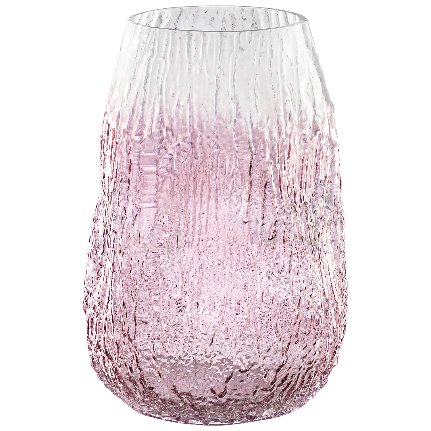 БЫЛО 1726 руб! Ваза 20*20*30 см белая-бордовая, стекло