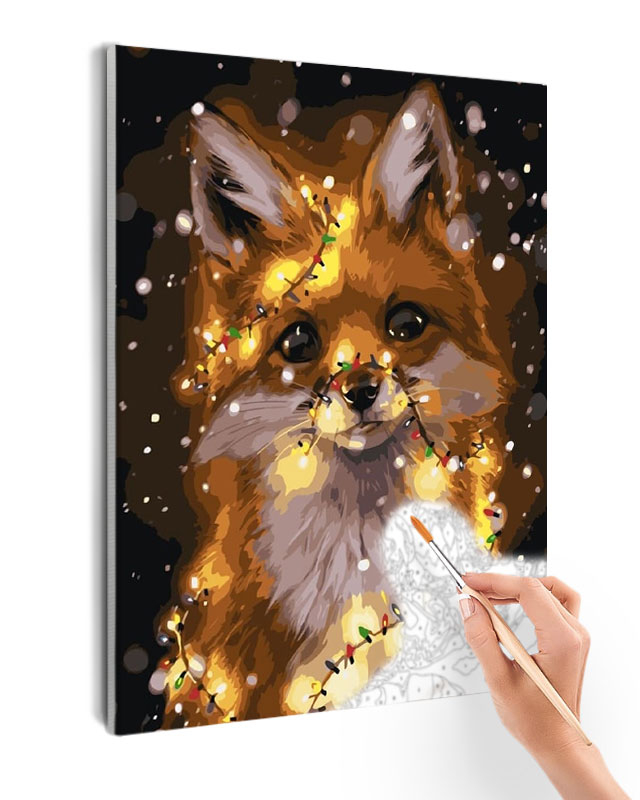 Картина по номерам на холсте и подрамнике 40х50 см