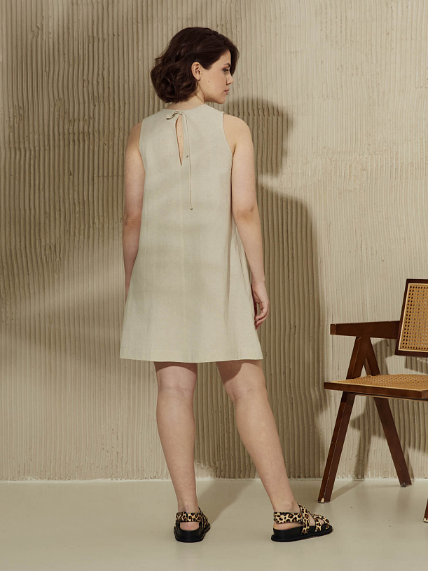 Платье-сарафан с цветком (арт. 07532-1)