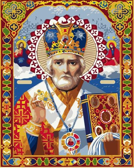 Картина по номерам на холсте и подрамнике 40х50 см