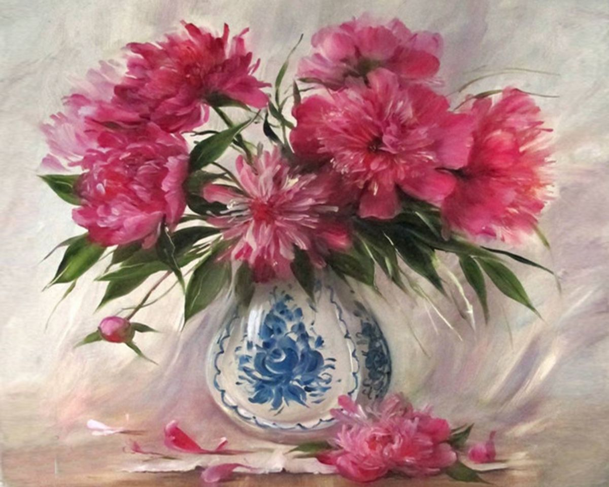 Картина по номерам на холсте и подрамнике 40х50 см