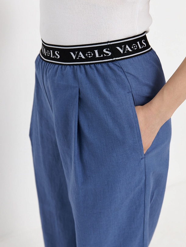 Брюки с брендированной резинкой (арт. 40626-1)