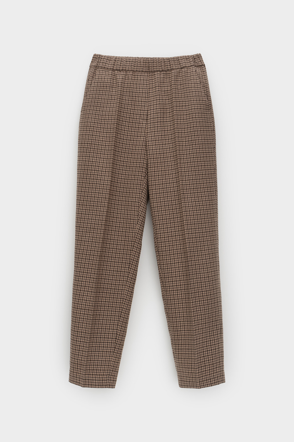 VN Брюки ЕТ 40022 бежево-коричневая гусиная лапка VN