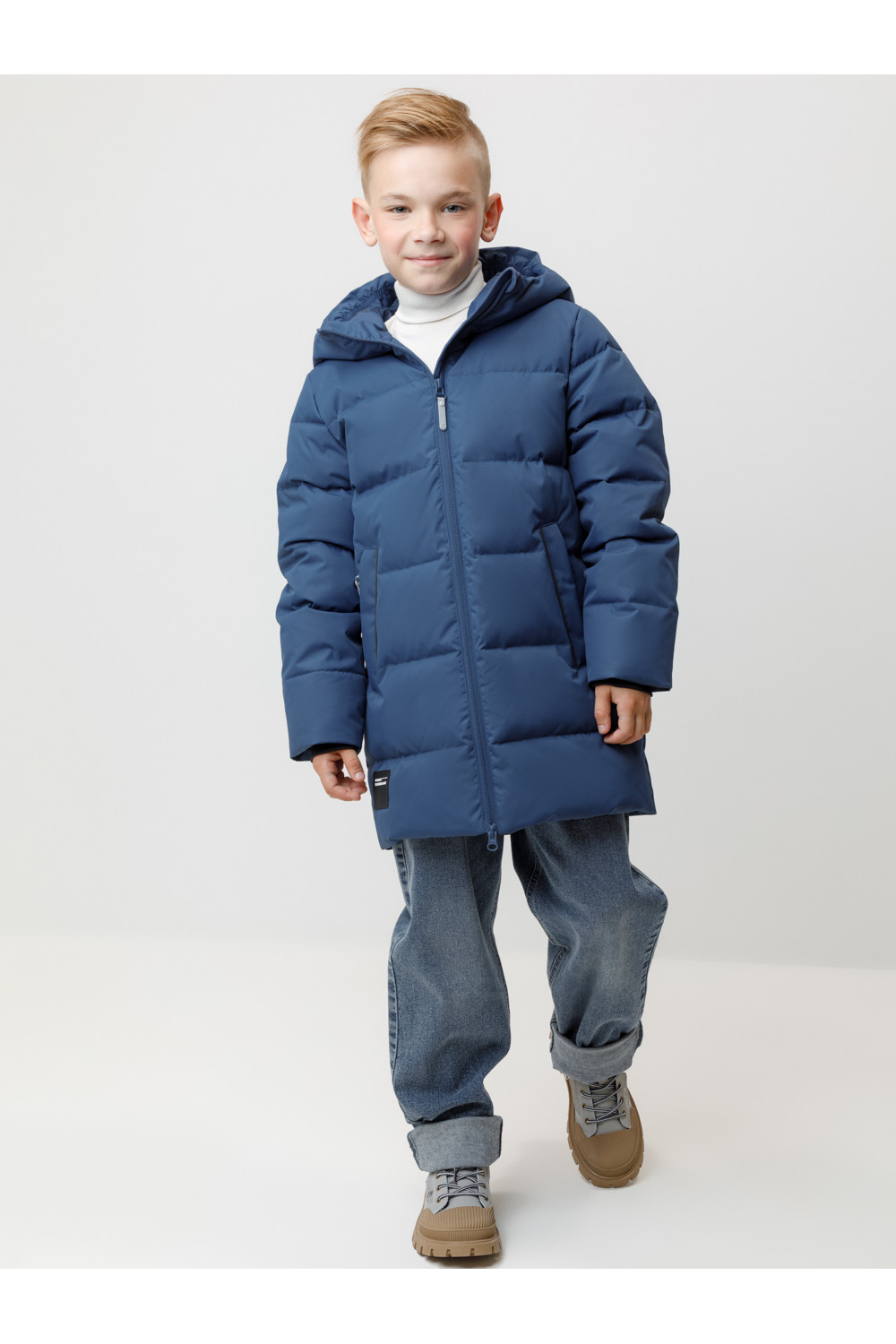 Crockid Пальто ВК 34070/6 УЗГ темно-синий Crockid