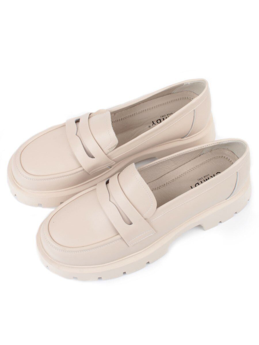 03-5920-2 BEIGE Лоферы женские (натуральная кожа)