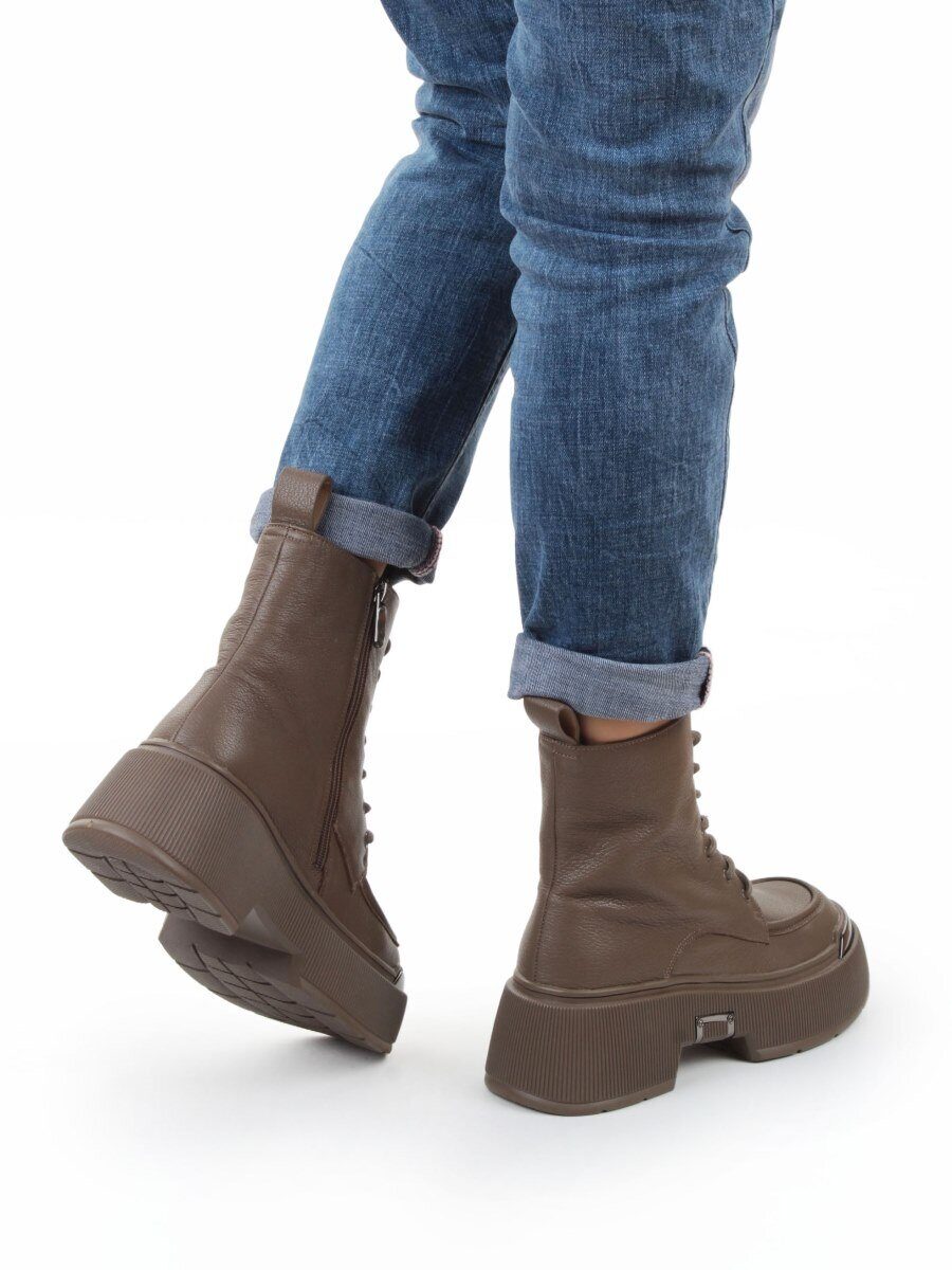 01-DMD-D259 SWAMP Ботинки демисезонные женские (натуральная кожа, байка)