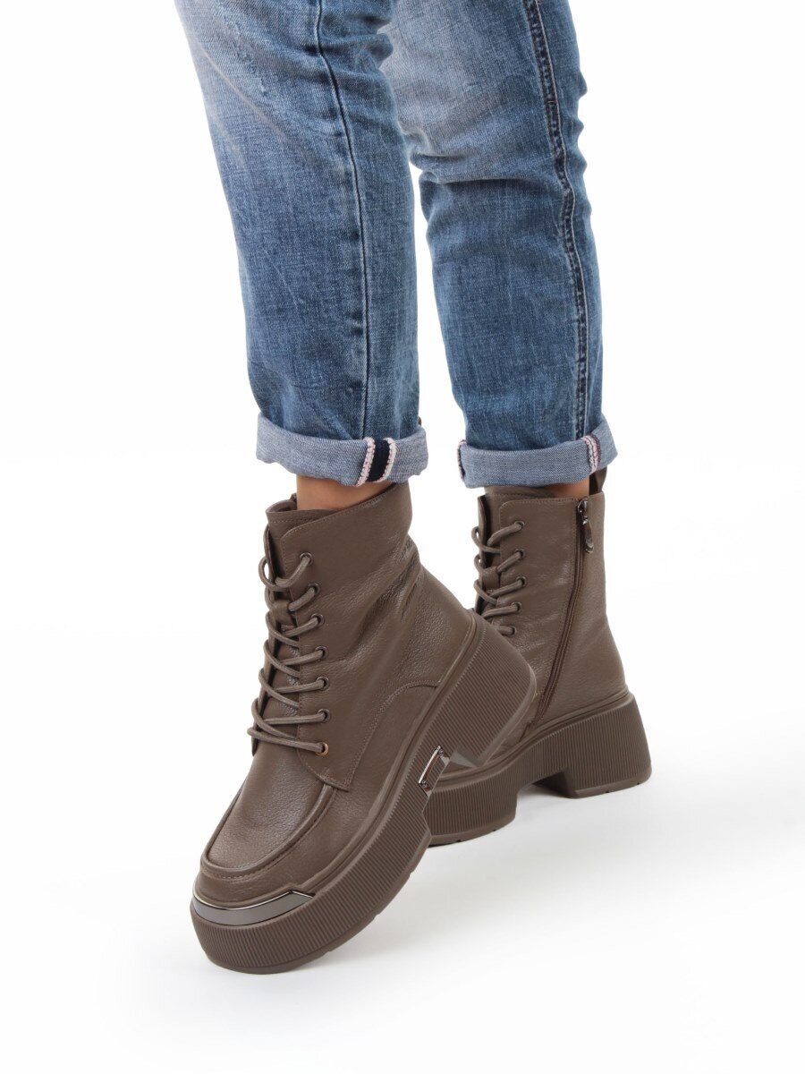 01-DMD-D259 SWAMP Ботинки демисезонные женские (натуральная кожа, байка)