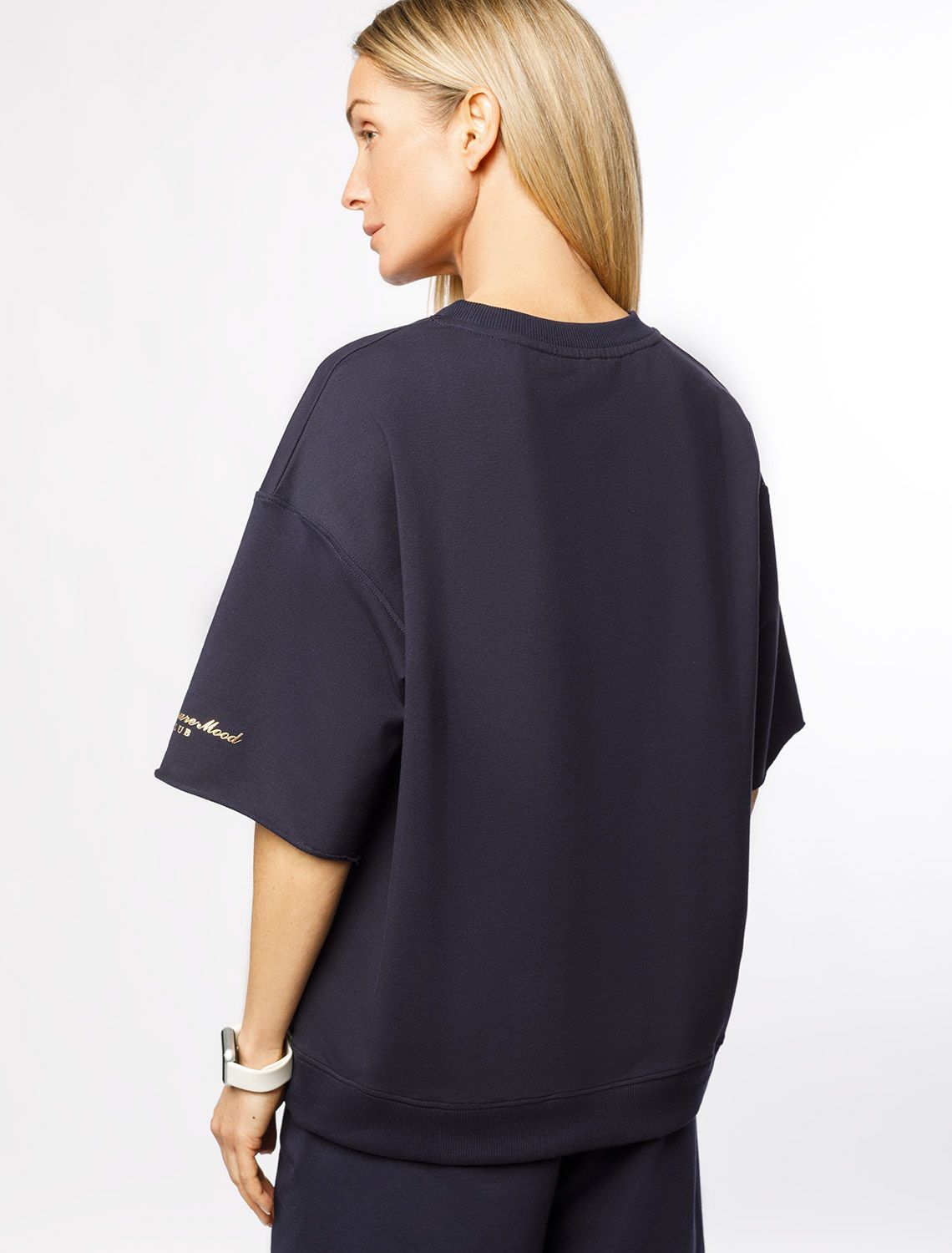 Футболка из тонкого премиального футера с эластаном