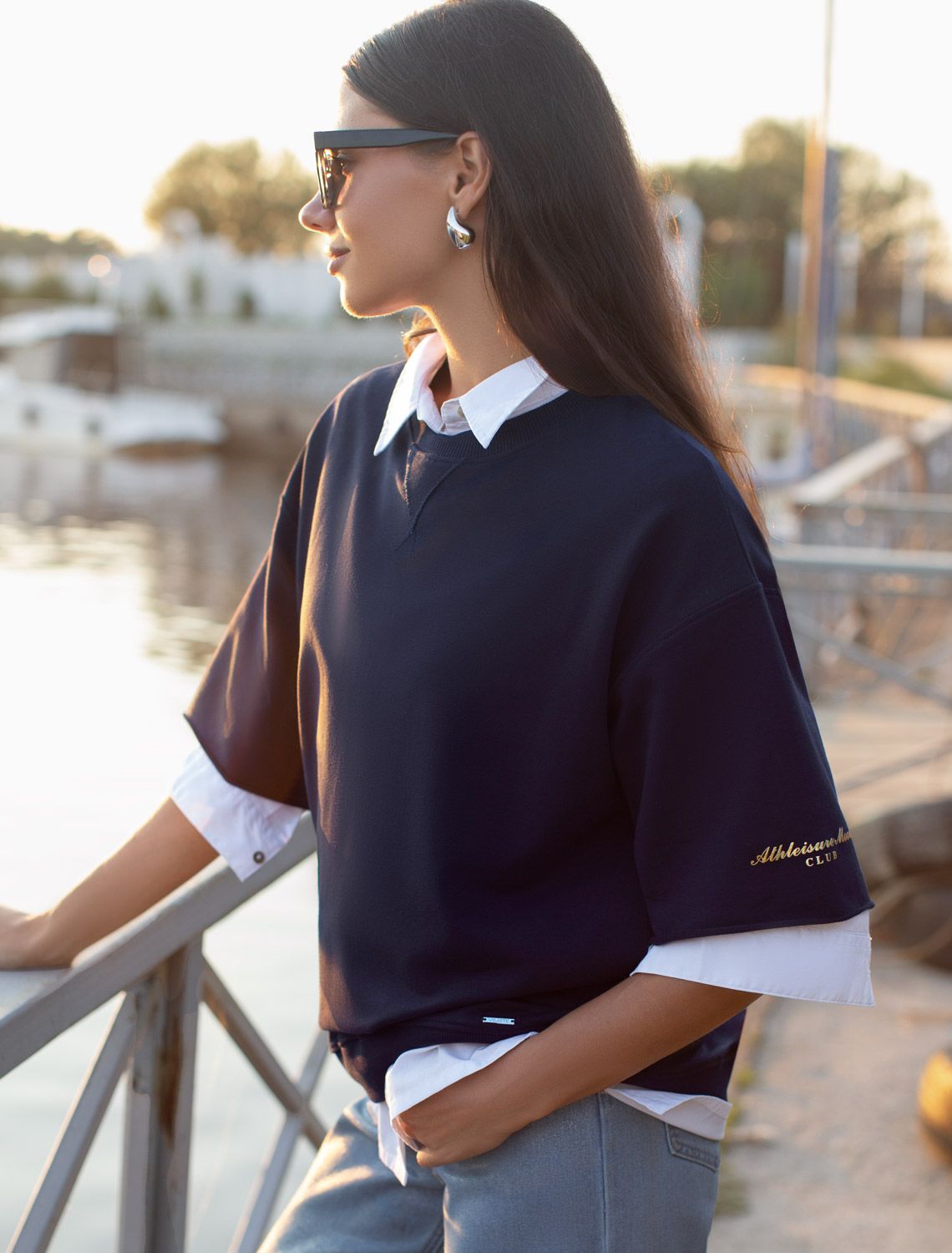 Футболка из тонкого премиального футера с эластаном