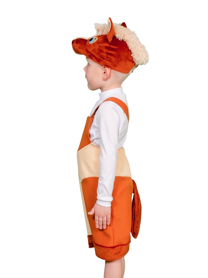 Карнавальный костюм «Коник»: полукомбинезон, шапочка, 3-6 лет, рост 98-116 см
