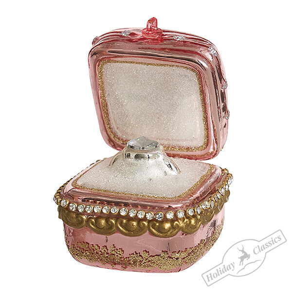 Кольцо для невесты (стекло) 6,5х5,5х8,5 см