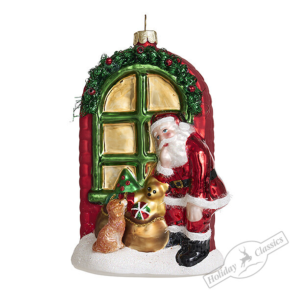 Дед Мороз подарки нам принес (стекло) 8,5х5х12,5 см