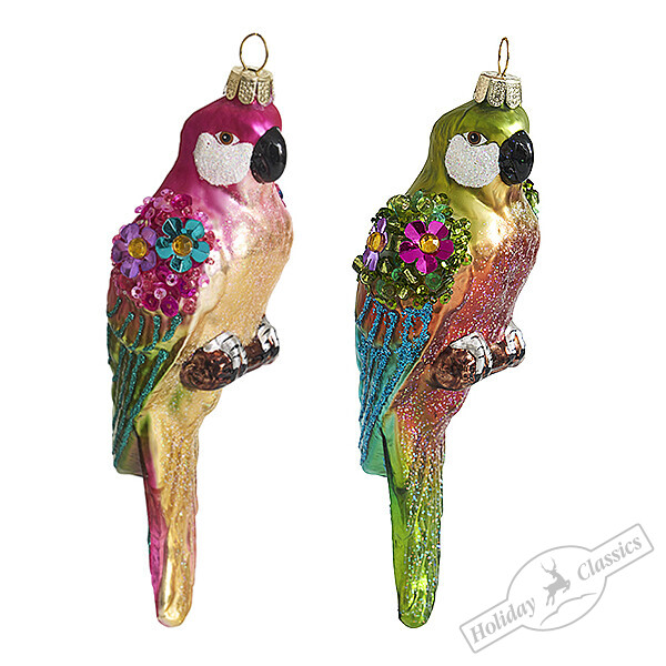 Попугай Лори асс. из 2-х (стекло) 5х3,5х15,5 см