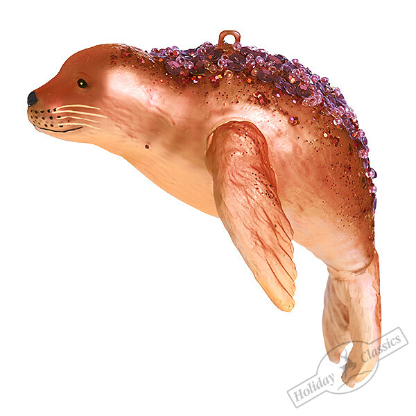 Тюлень (стекло) 13,5х7х5,5 см