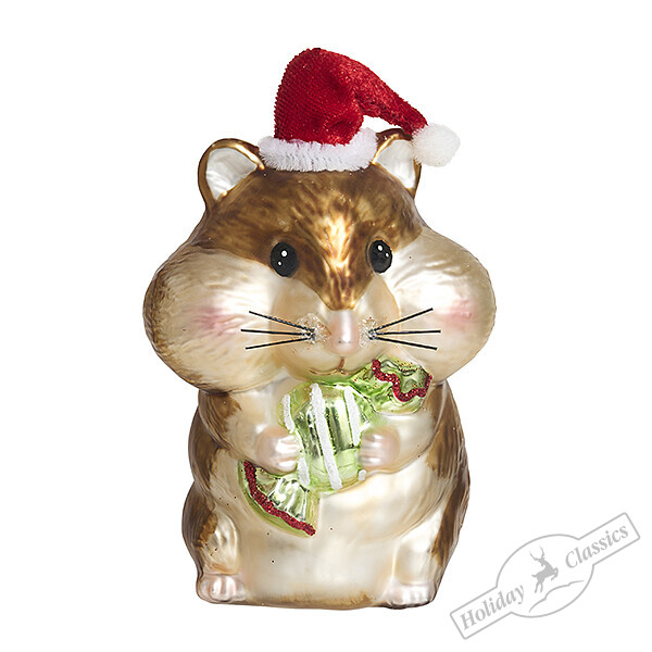 Хомяк с карамелькой (стекло) 7,5х7х12,5 см