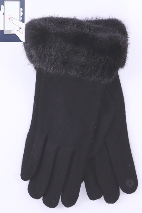 Перчатки жен. Солнце L-4 шерсть/сенсор