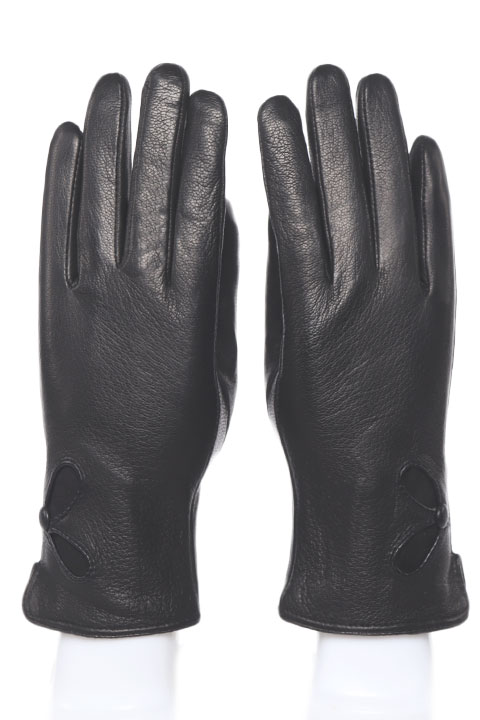 Перчатки жен. LuMeiJia A-3 нат.кожа/плюш