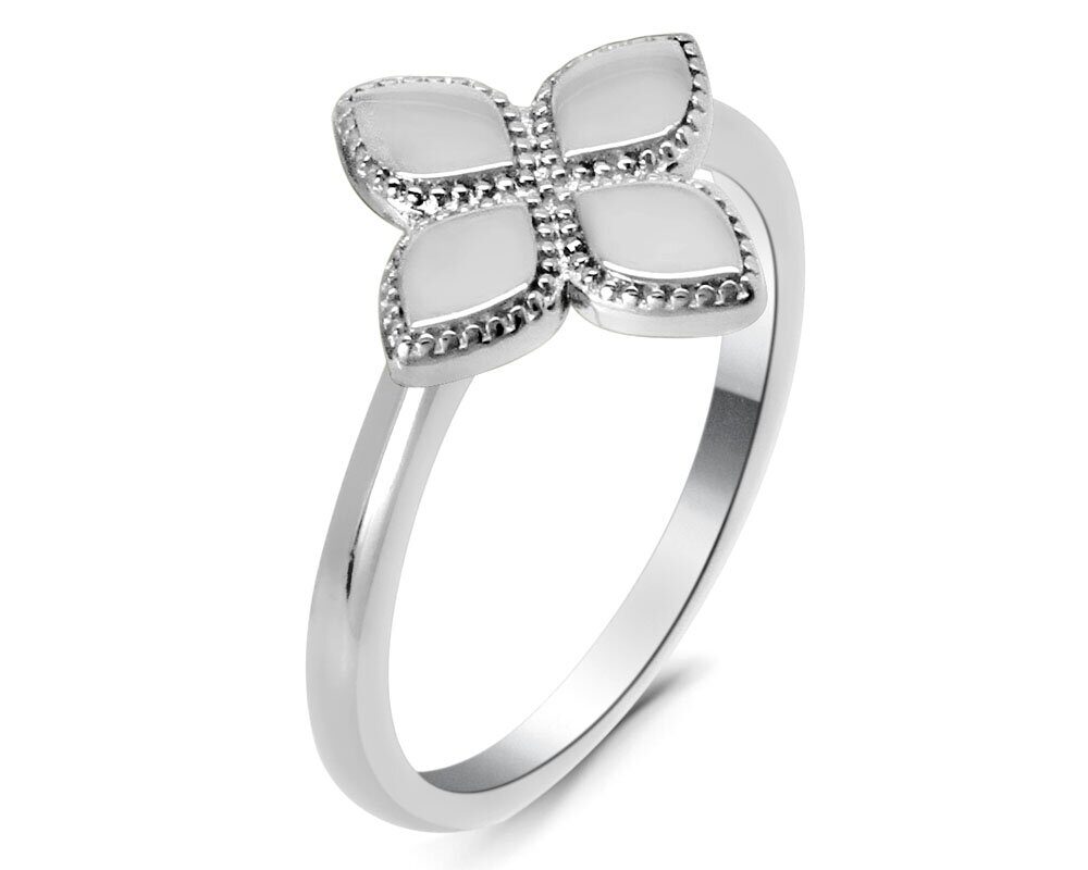 Кольцо из серебра без вставки, МЦВА232