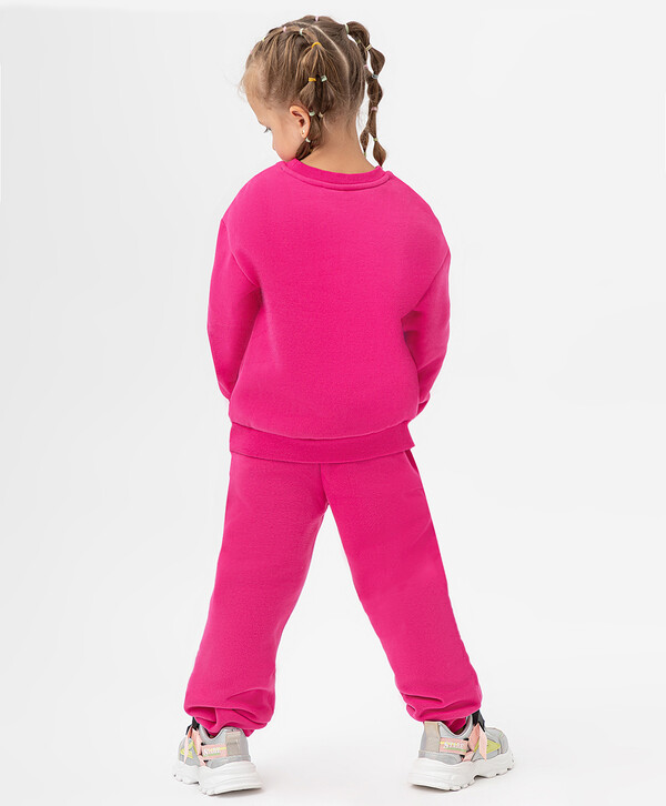 943 р.  1450 р.  Брюки-джоггеры из флиса с эластичным поясом и манжетами розовые Button Blue