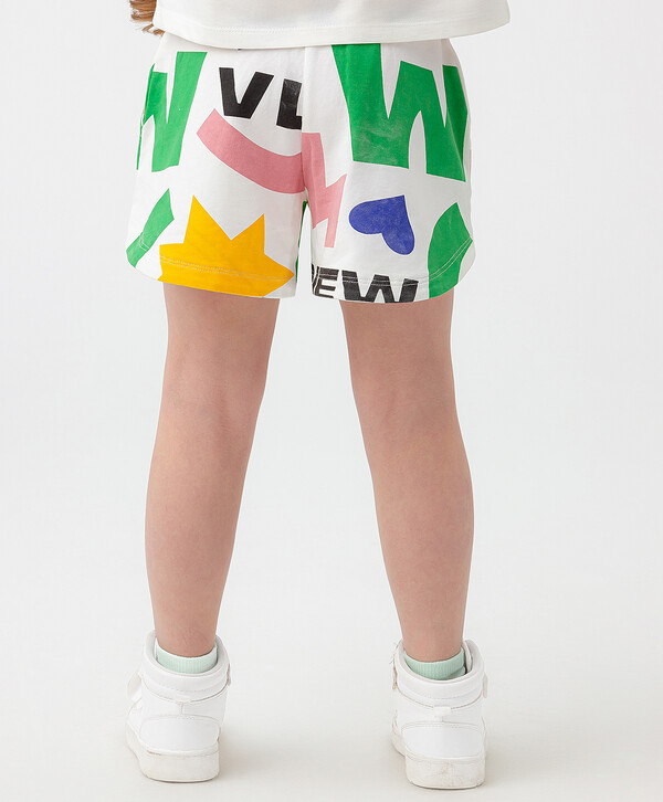 680 р.  850 р.  Шорты с поясом на резинке разноцветные Button Blue