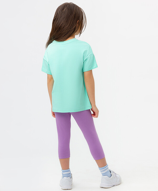 520 р.  650 р.  Лосины светло-фиолетовые с принтом Button Blue