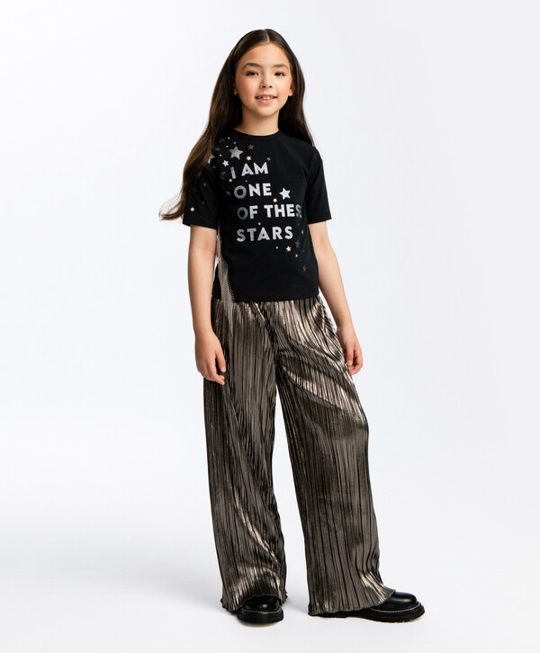 1320 р.  1650 р.  Брюки гофрированные серебристого цвета  Button Blue