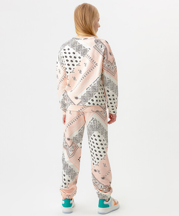 1000 р.  1250 р.  Брюки розовые с принтом Button Blue