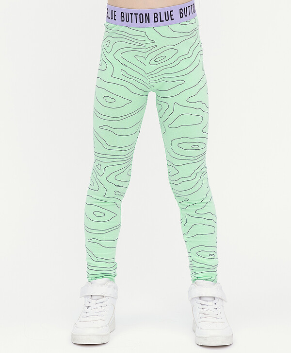 375 р. 750 р. Лосины мятные Button Blue