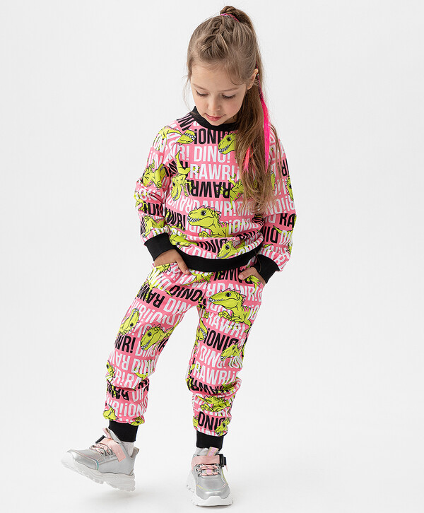 943 р.  1450 р.  Брюки джоггеры из флиса с эластичными манжетами розовые Button Blue