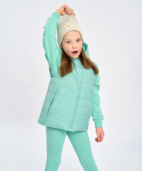 576 р.  719 р.  Лосины для девочки зеленые Button Blue