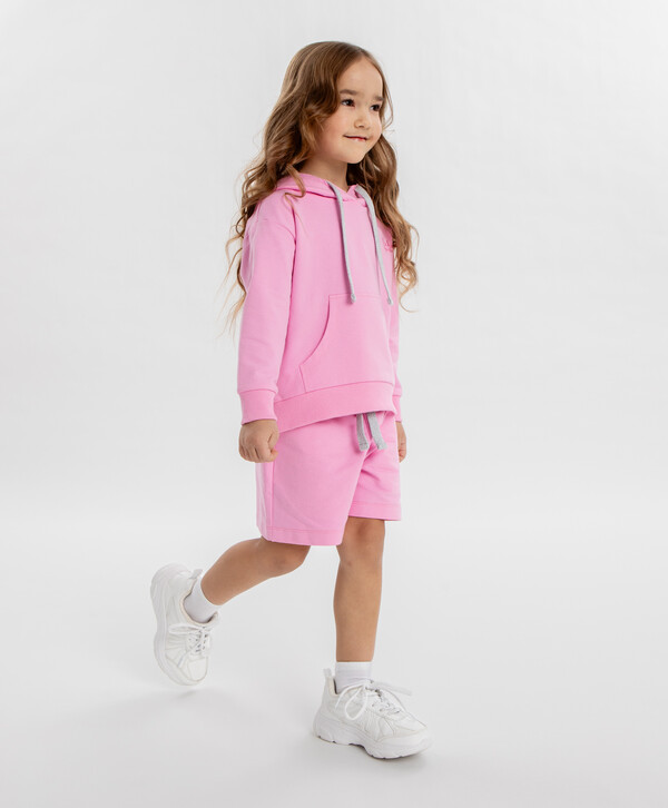 768 р.  959 р.  Шорты трикотажные с завязками розовые яркие для девочки Button Blue