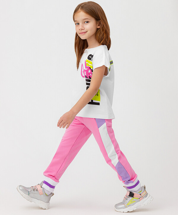 1000 р.  1250 р.  Джоггеры из футера розовые Button Blue