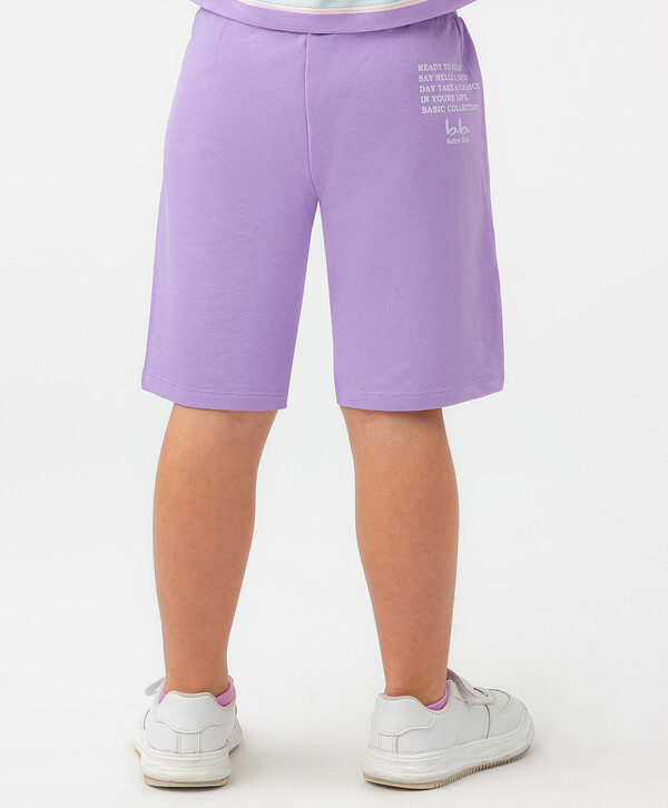 480 р.  600 р.  Шорты трикотажные светло-фиолетовые  Button Blue