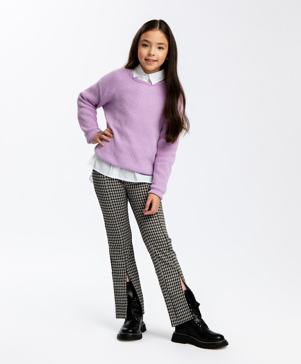 880 р.  1100 р.  Лосины-клеш мультицвет Button Blue