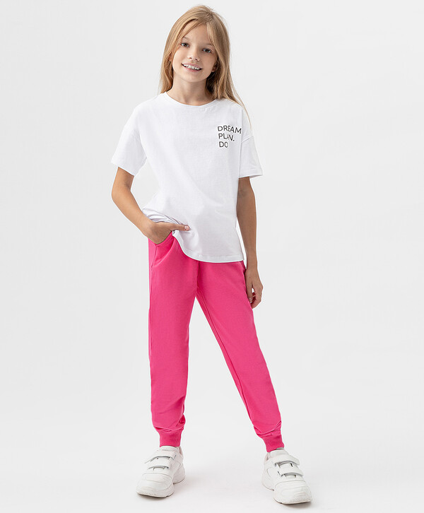 920 р.  1150 р.  Брюки-джоггеры трикотажные розовые Button Blue