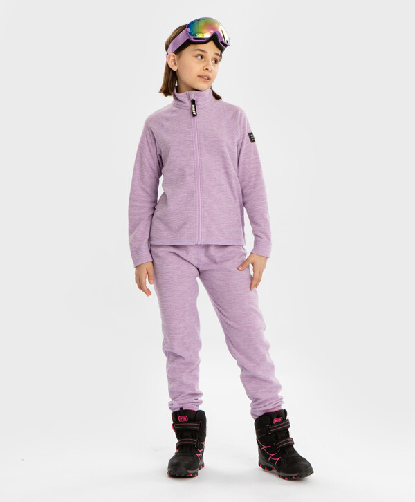 880 р.  1100 р.  Брюки полуприлегающие фиолетовый для девочки Button Blue