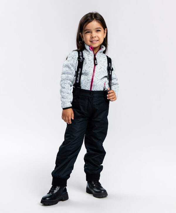 1960 р.  2450 р.  Брюки с флисовой подкладкой черные Button Blue