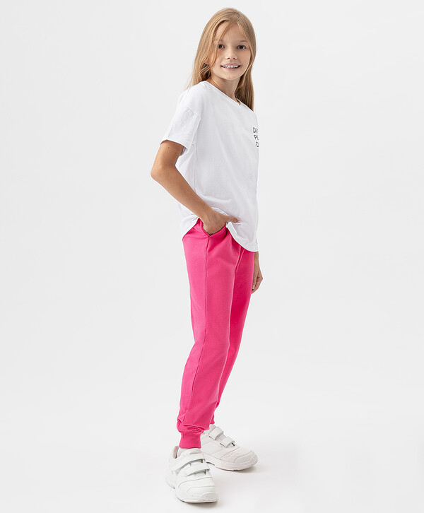 920 р.  1150 р.  Брюки-джоггеры трикотажные розовые Button Blue