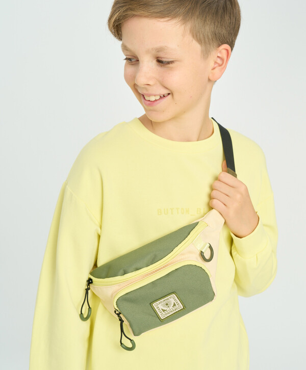 553 р. 850 р. Сумка поясная на молнии детская мультицвет Button Blue