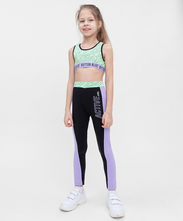 375 р. 750 р. Лосины черные Button Blue