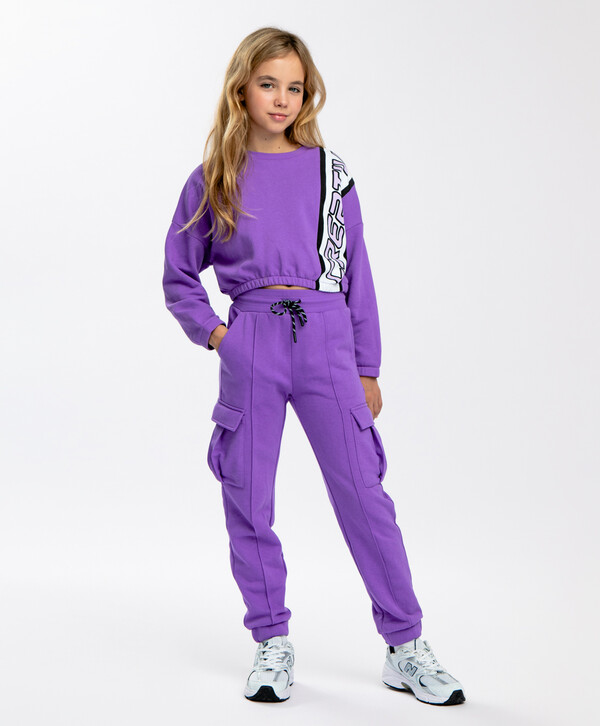 1192 р.  1490 р.  Брюки трикотажные фиолетовые Button Blue