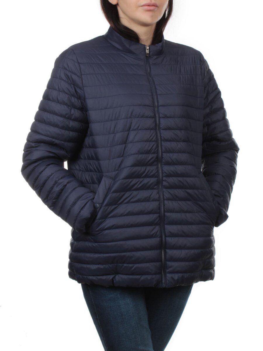 K-622 DK. BLUE Куртка демисезонная стеганая женская (70 гр. холлофайбер)