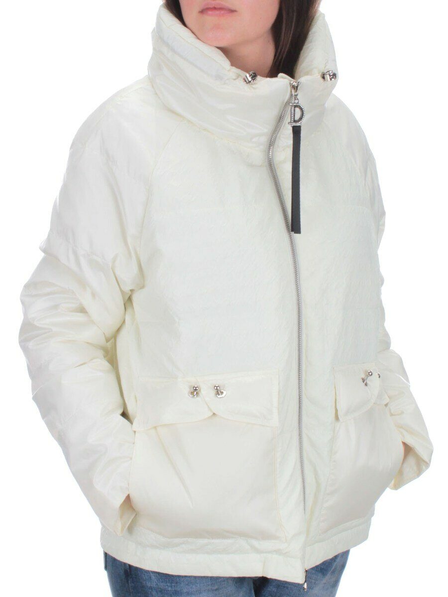 EAC918 WHITE Куртка демисезонная женская (100 гр. синтепон)