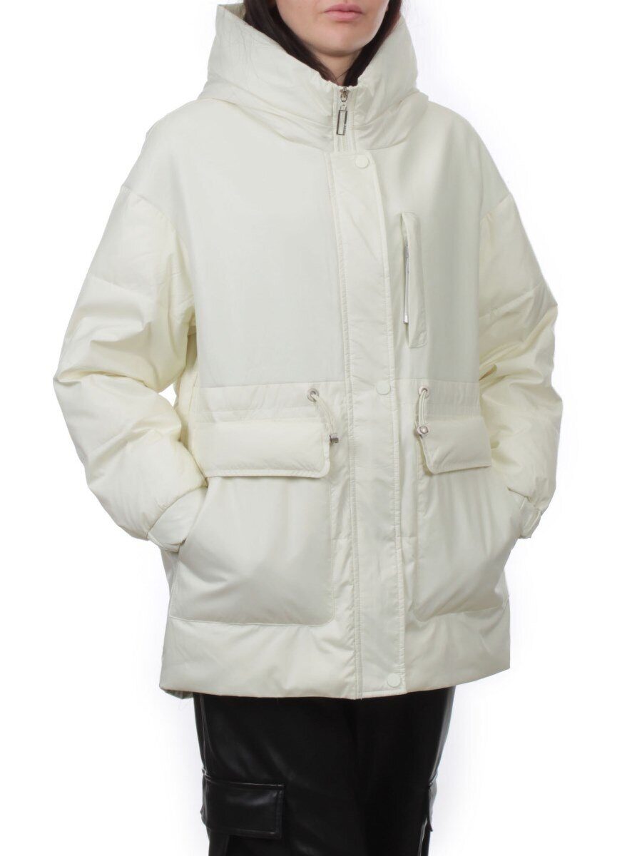 M24-211 MILK Куртка демисезонная женская (100 гр. холлофайбер)