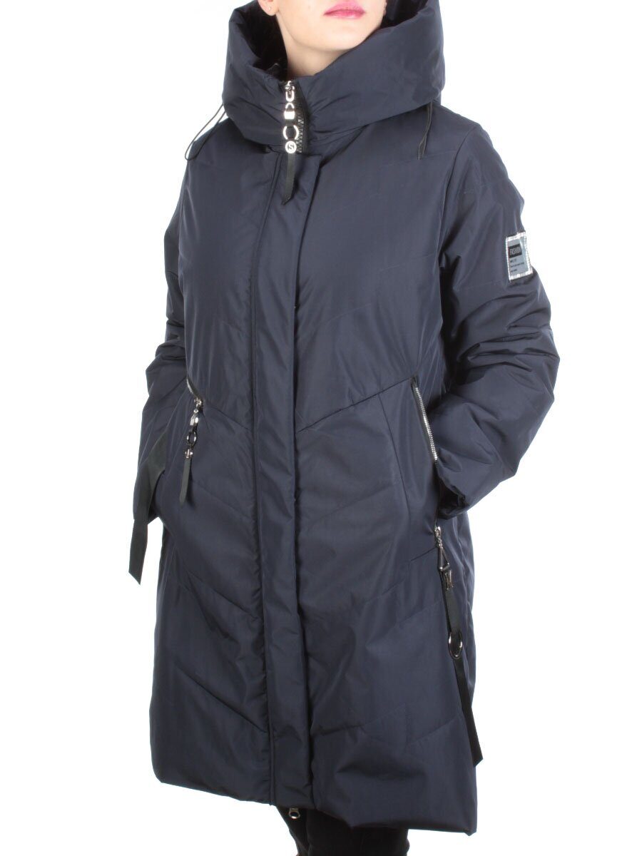 Z619-1 DARK BLUE Куртка демисезонная женская (100 гр. синтепон)