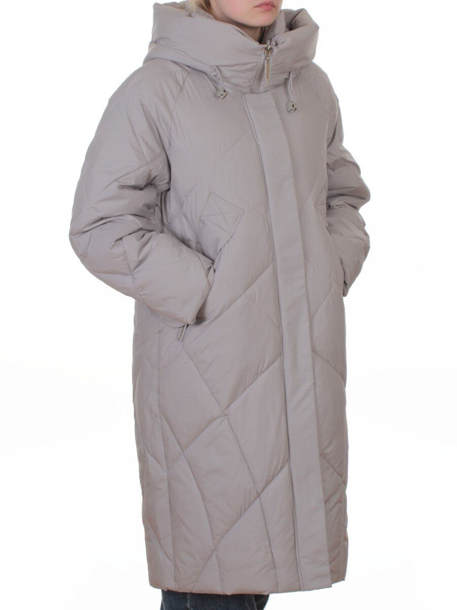 A620 GRAY Пальто зимнее женское (200 гр. био-пух)