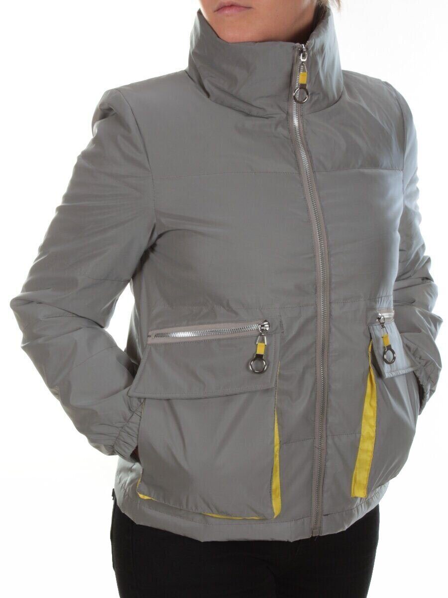 3008 GRAY Куртка демисезонная женская MOKI