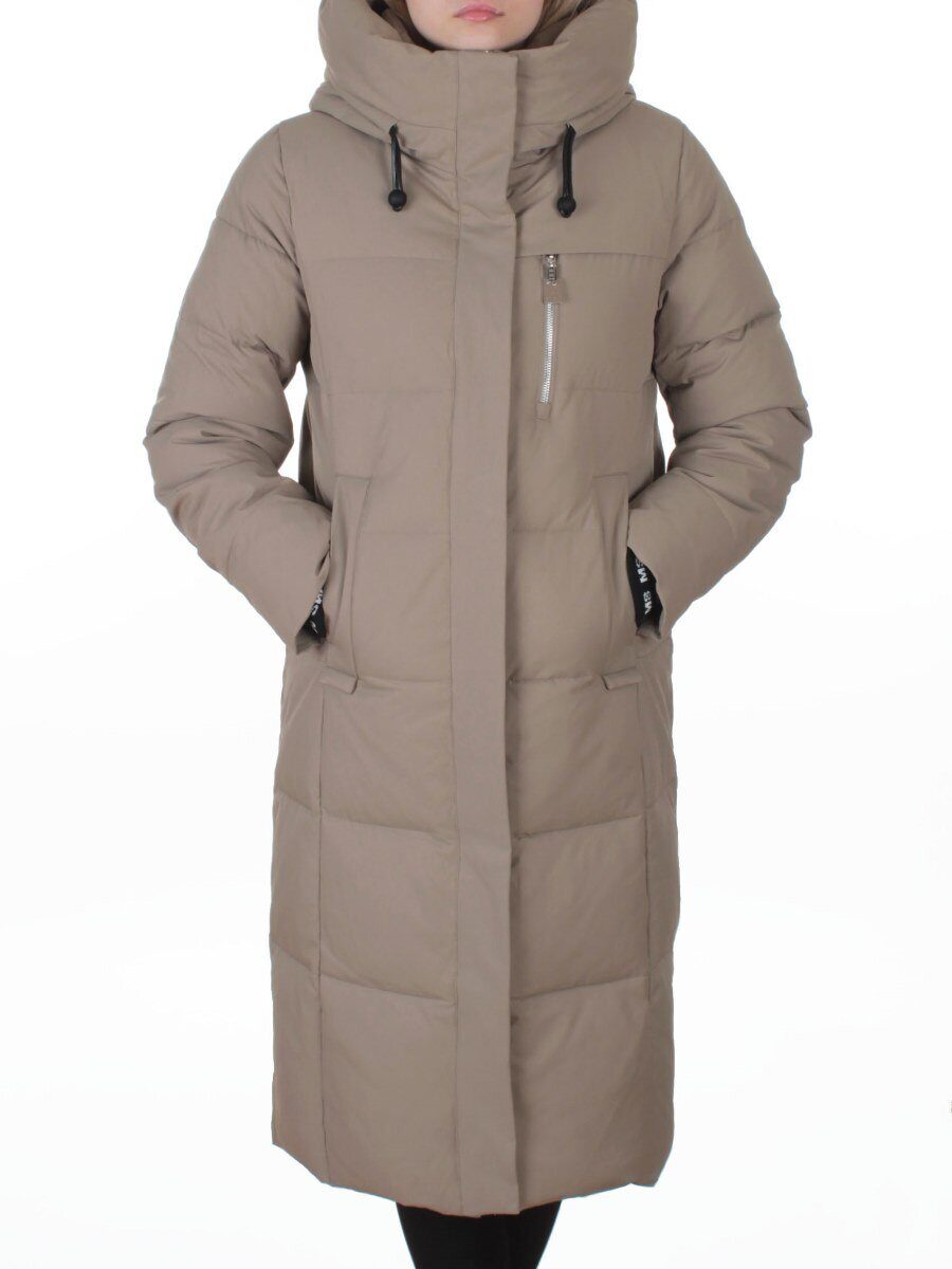 8321 LT. OLIVE Пальто зимнее женское (200 гр. холлофайбер)